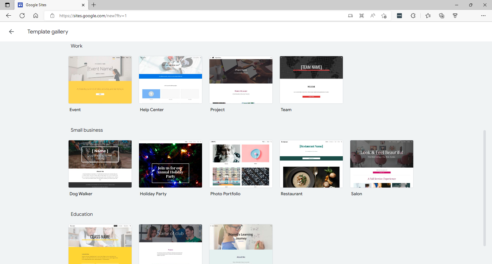 Google Sites